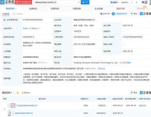 誠邁科技成立信息科技公司，拓展互聯網安全與信息系統集成服務
